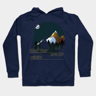 Show your love for wildlife Hoodie